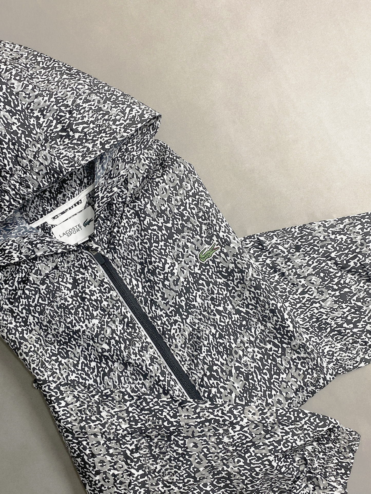 Jaqueta Lacoste Sport Refletiva print