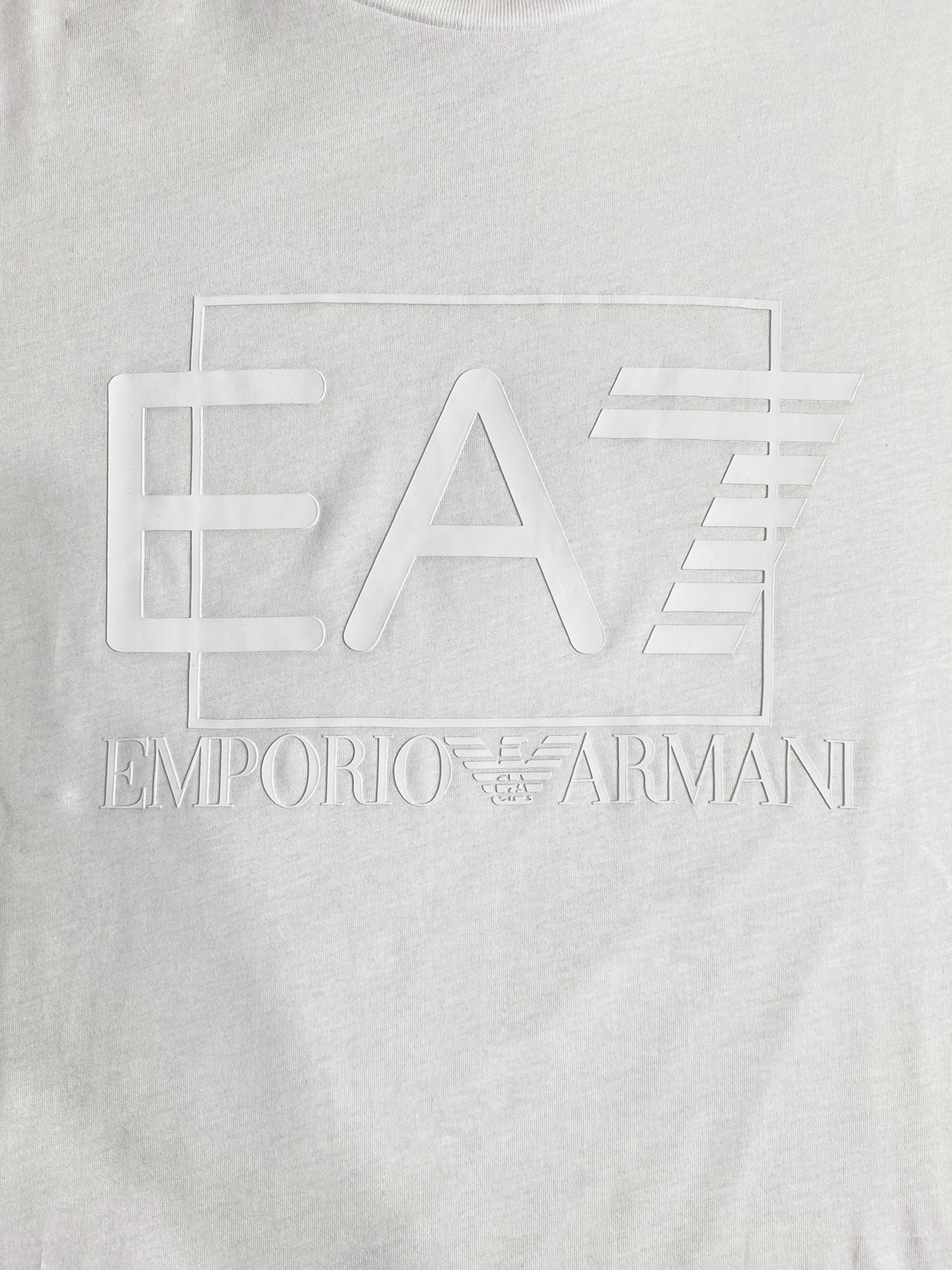Camiseta EA7 branco logo square